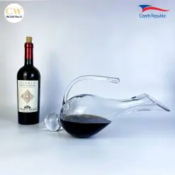 Bình Lắc Rượu Vang Pha Lê Bohemia Ctystalex Decanter Wine Hand Made 3E675 1500ml